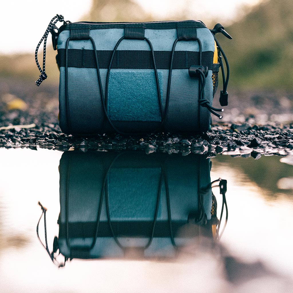 Out There Bar Bag (Teal & Ochre)