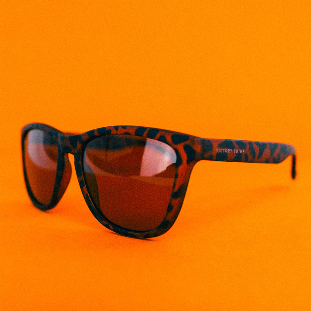 A.P.E. Optics Elwood Sunglasses (Matte Tortoiseshell w/Polarised Lens)