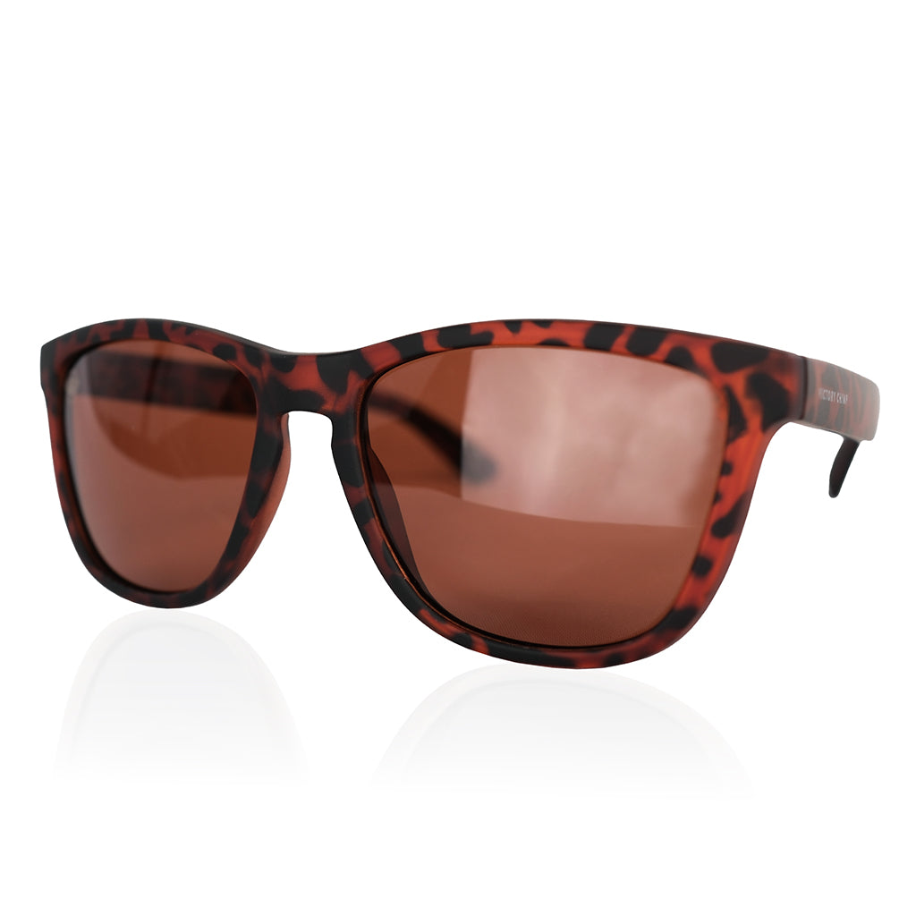 A.P.E. Optics Elwood Sunglasses (Matte Tortoiseshell w/Polarised Lens)