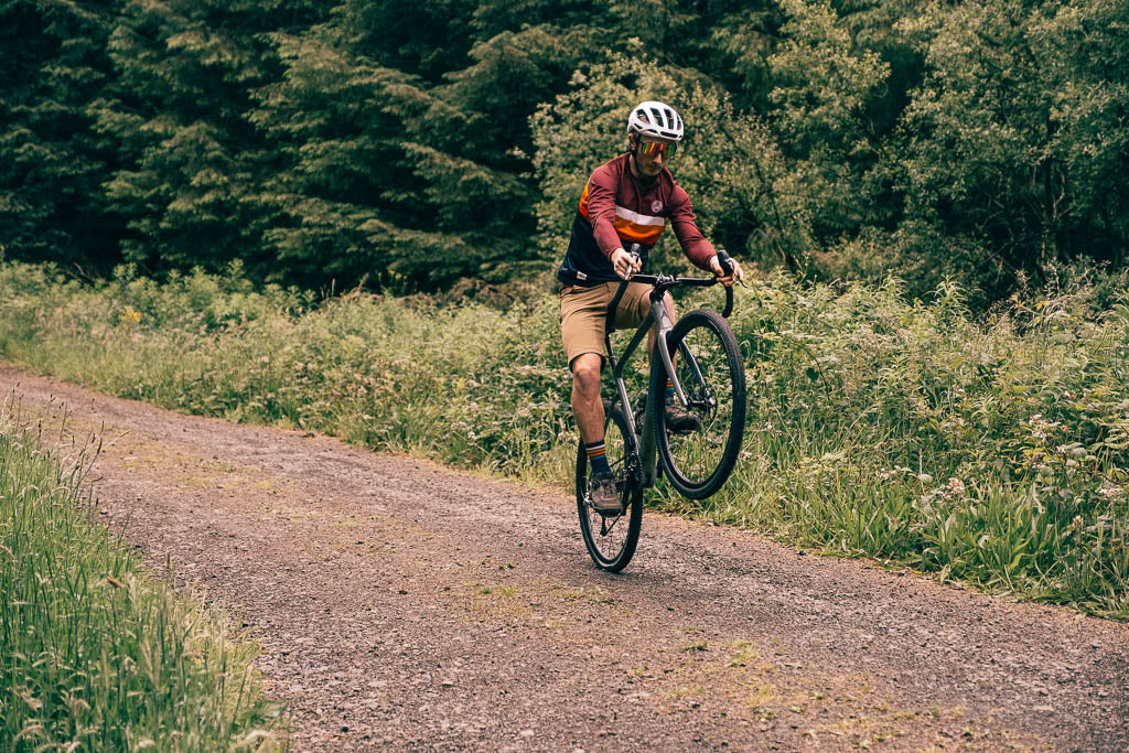 Out There Unisex Gravel Cycling Shorts (Sand)