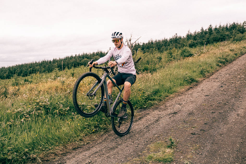 Out There Unisex Gravel Cycling Shorts (Black)