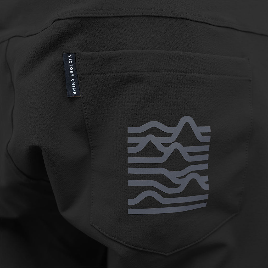 Out There Unisex Gravel Cycling Shorts (Black)