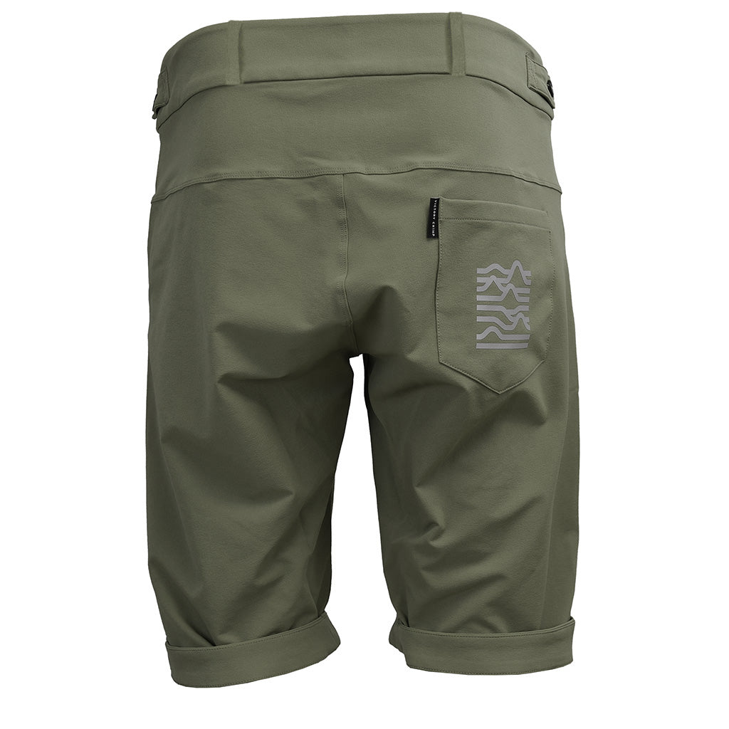 Out There Unisex Gravel Cycling Shorts (Olive)