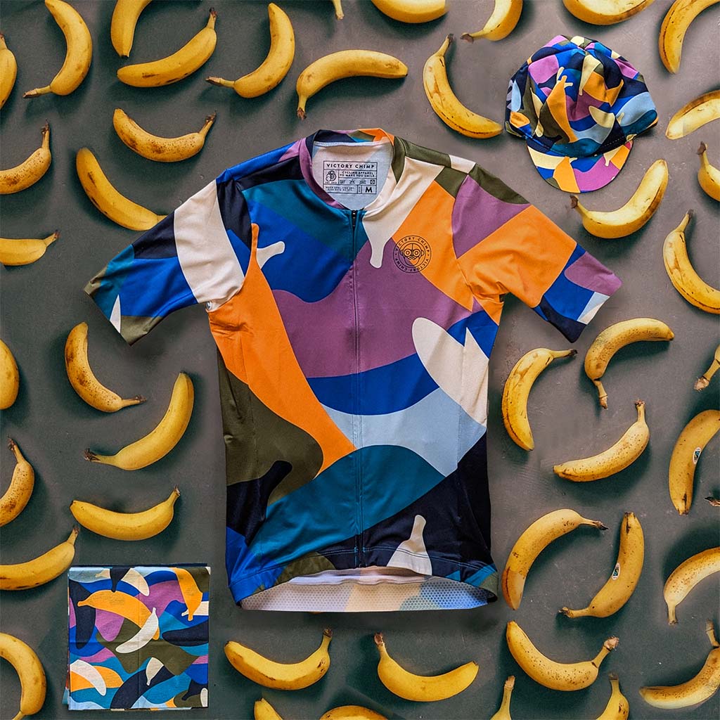 Banana Camo Cycling Cap (Heather/Olive)