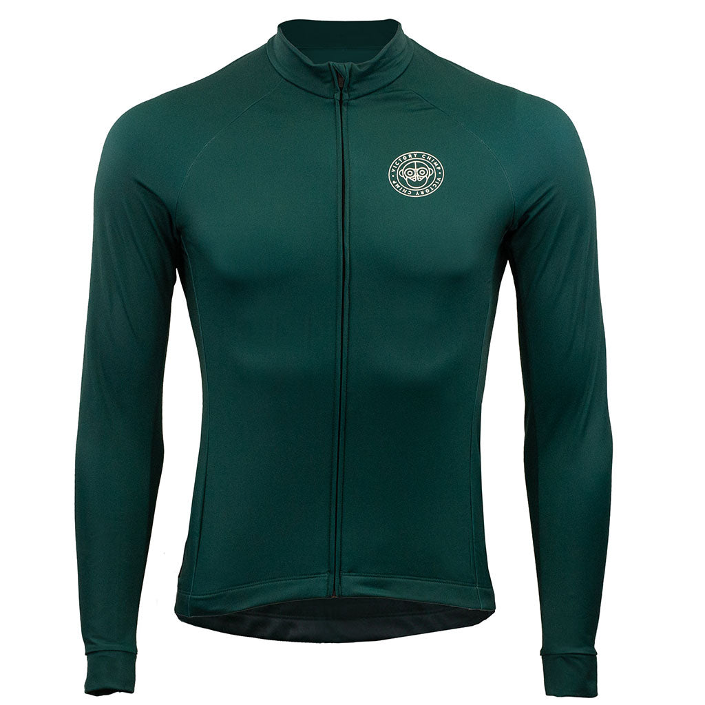 Men's Long Sleeve Thermal Jersey (Forest Green) – Victory Chimp