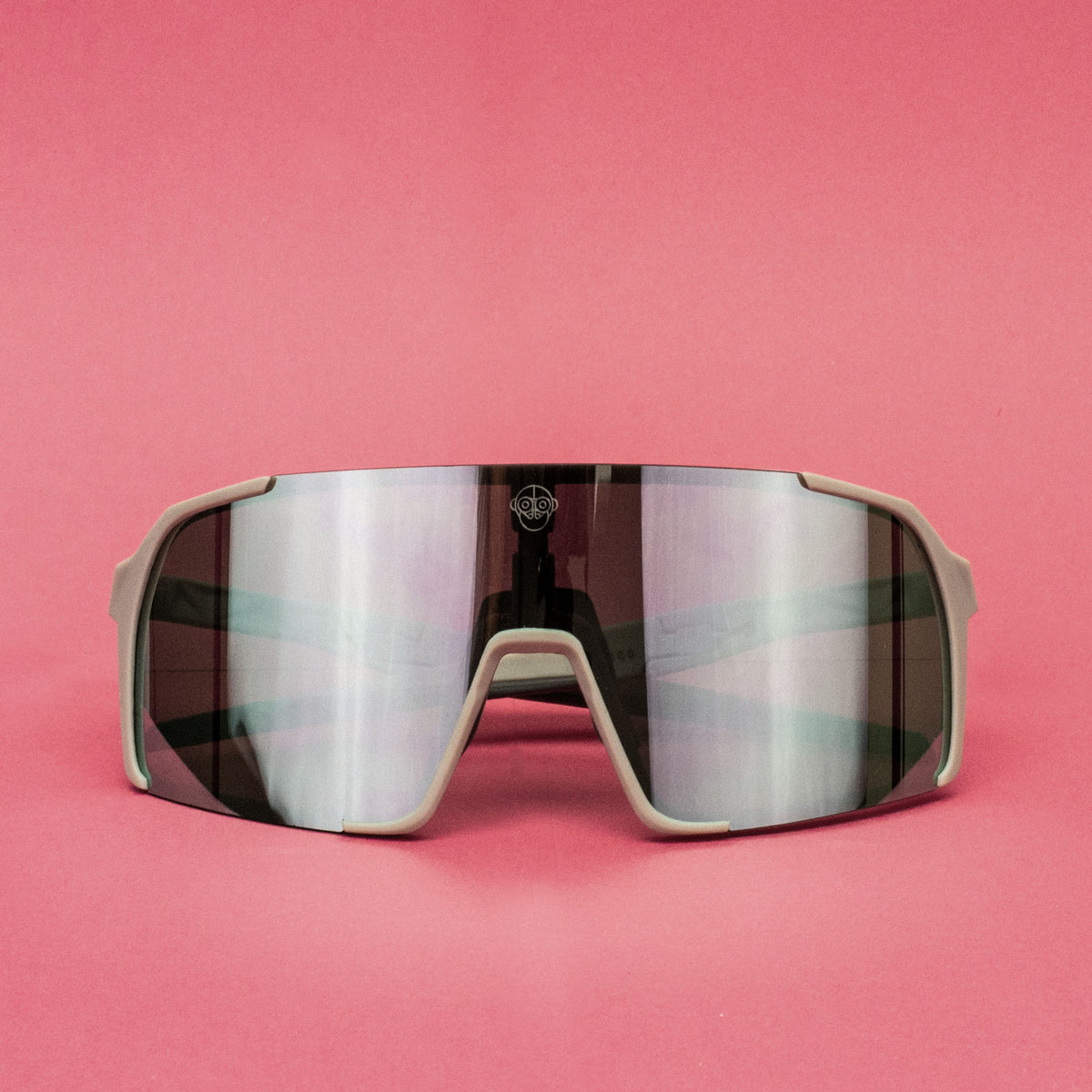 A.P.E. Optics Vega Evo Sunglasses (Matte Bone w/ Rose Gold Mirror Lens)