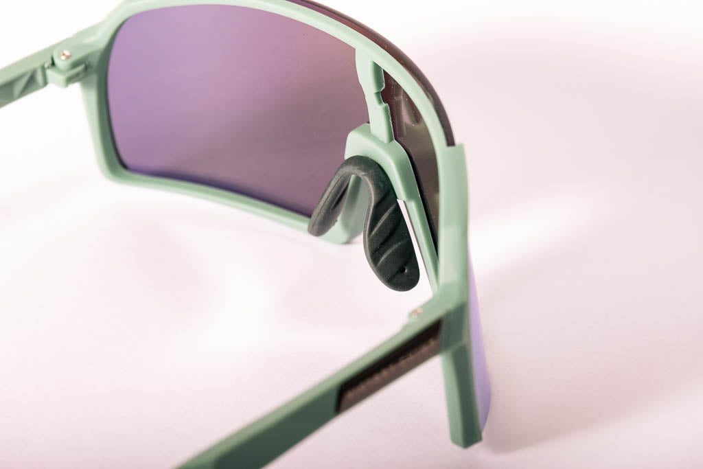 A.P.E. Optics Vega Evo Cycling Sunglasses (Matte Pistachio Green w/ Yellow/Green Lens)