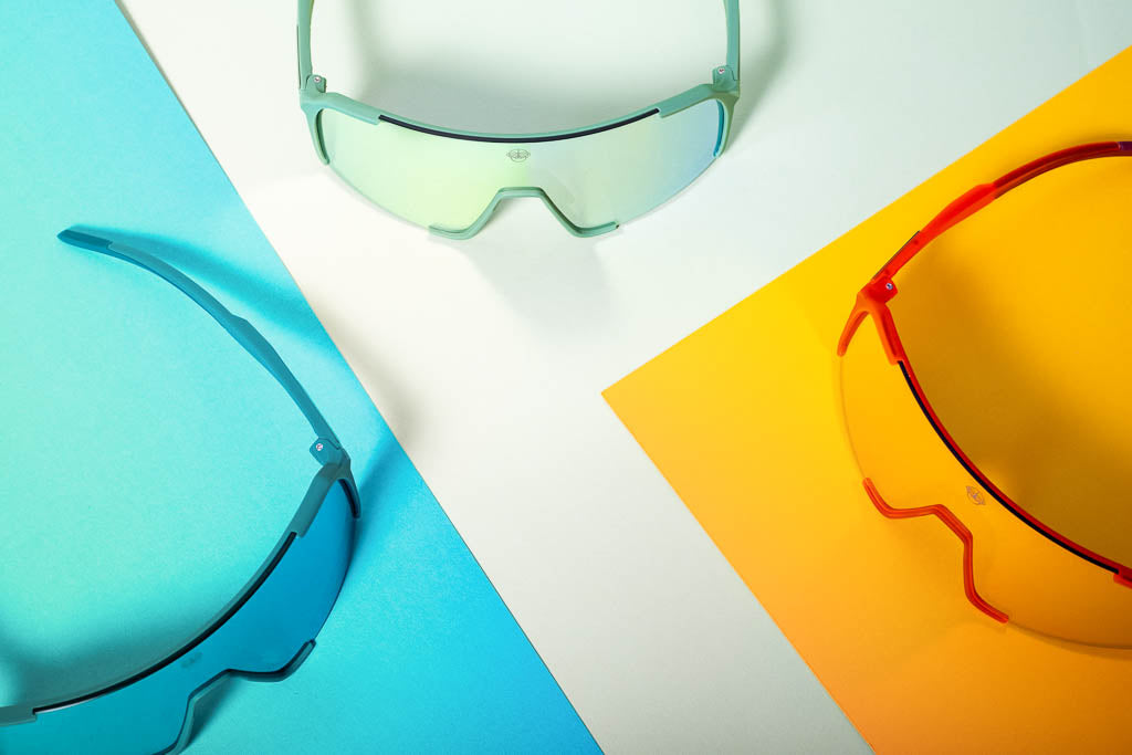 A.P.E. Optics Vega Evo Cycling Sunglasses (Matte Pistachio Green w/ Yellow/Green Lens)