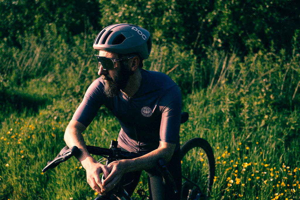 A.P.E. Optics Vega Evo Cycling Sunglasses (Polished Crystal Clear w/ Yellow/Green Lens)