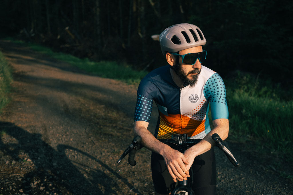 A.P.E. Optics Vega Evo Cycling Sunglasses (Matte Ocean Teal w/ Blue/Green Lens)