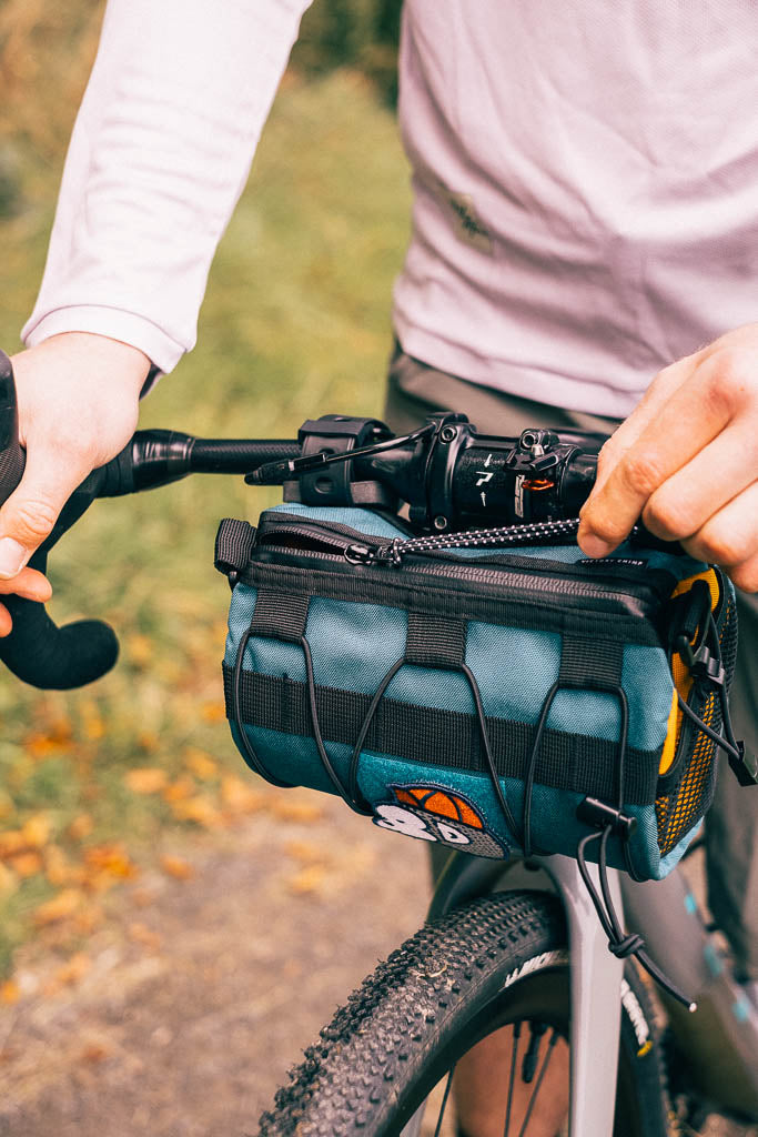 Out There Bar Bag (Teal & Ochre)