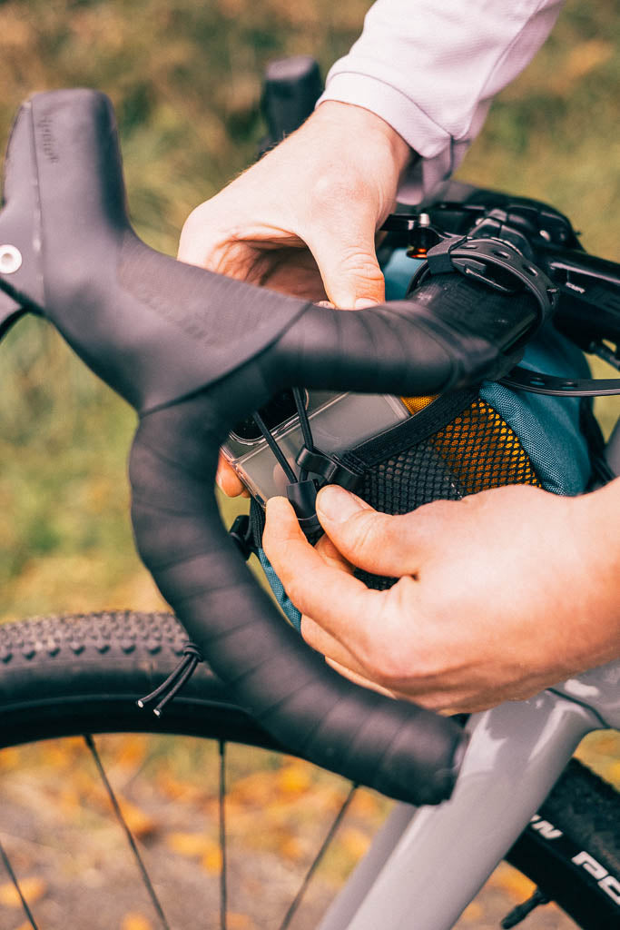 Out There Bar Bag (Teal & Ochre)