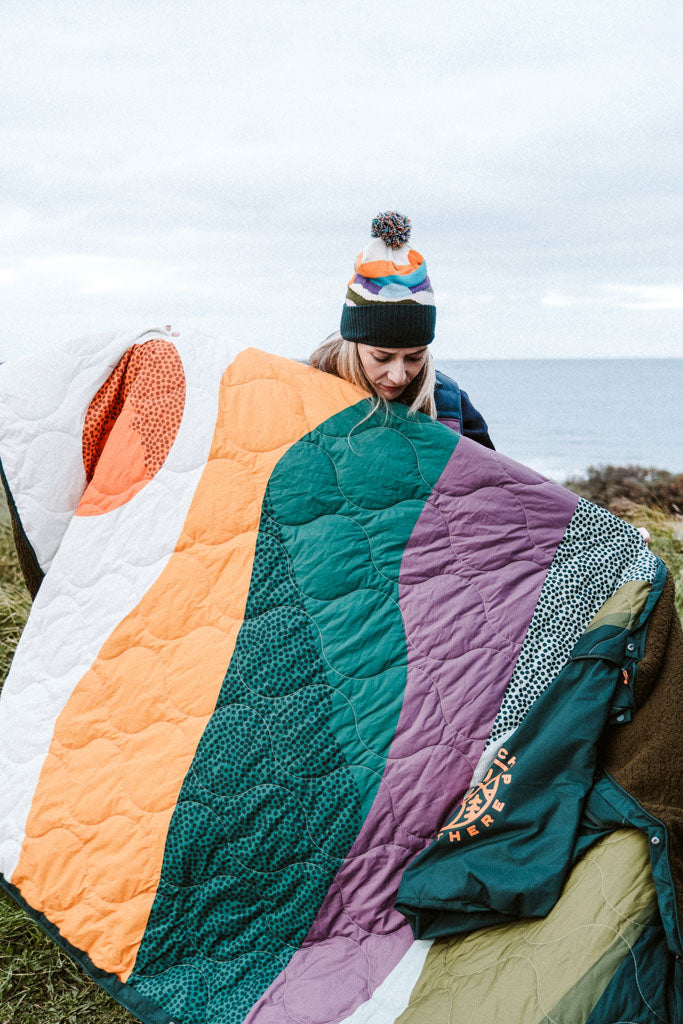 Sperrins Recycled Sherpa Fleece Blanket