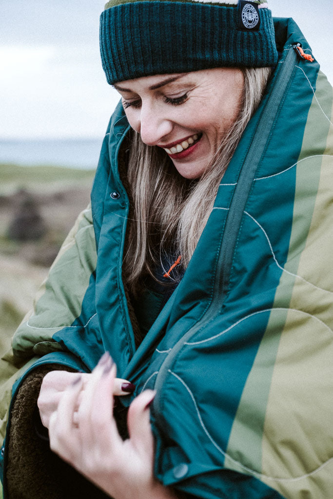 Sperrins Recycled Sherpa Fleece Blanket