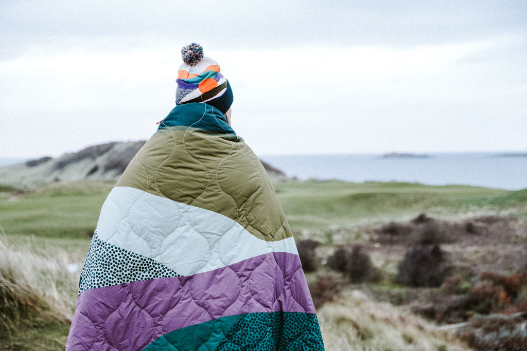 Sperrins Recycled Sherpa Fleece Blanket