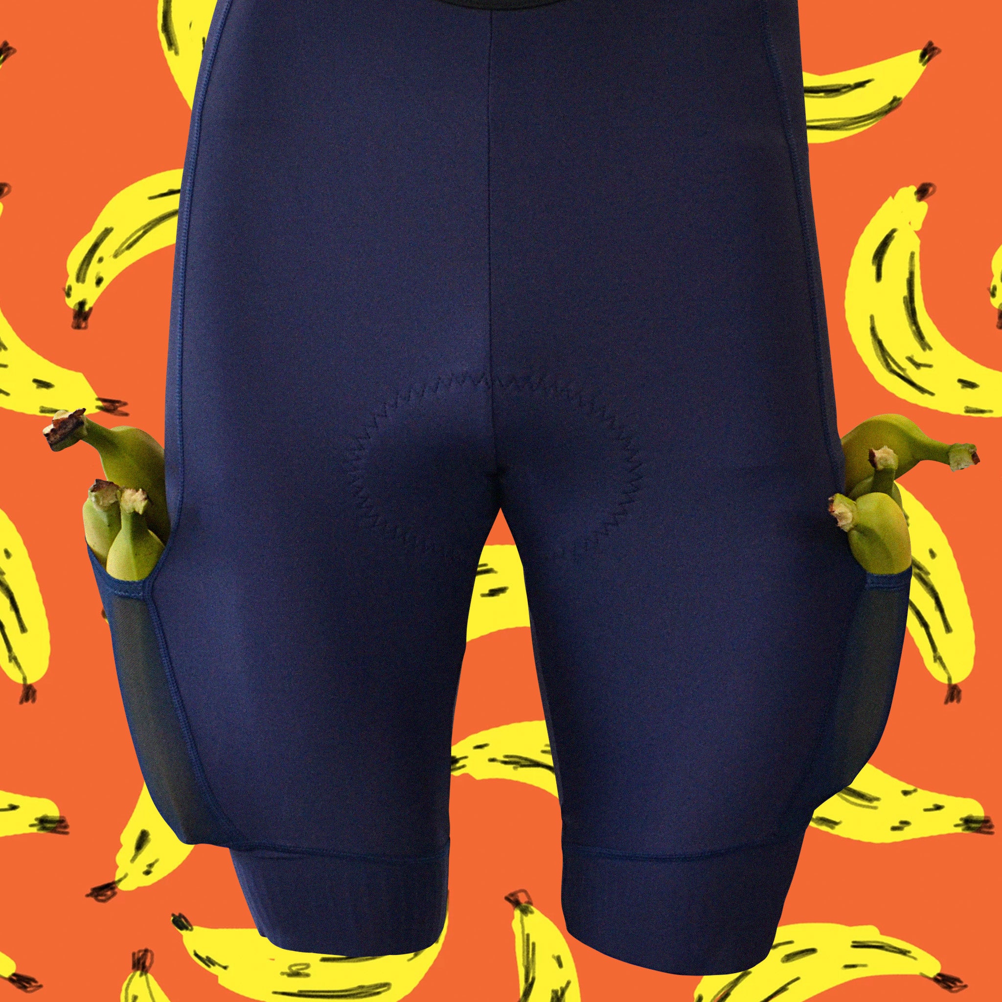 Out There Cargo Bib Shorts (Navy) | Cycling Shorts Men | Victory Chimp