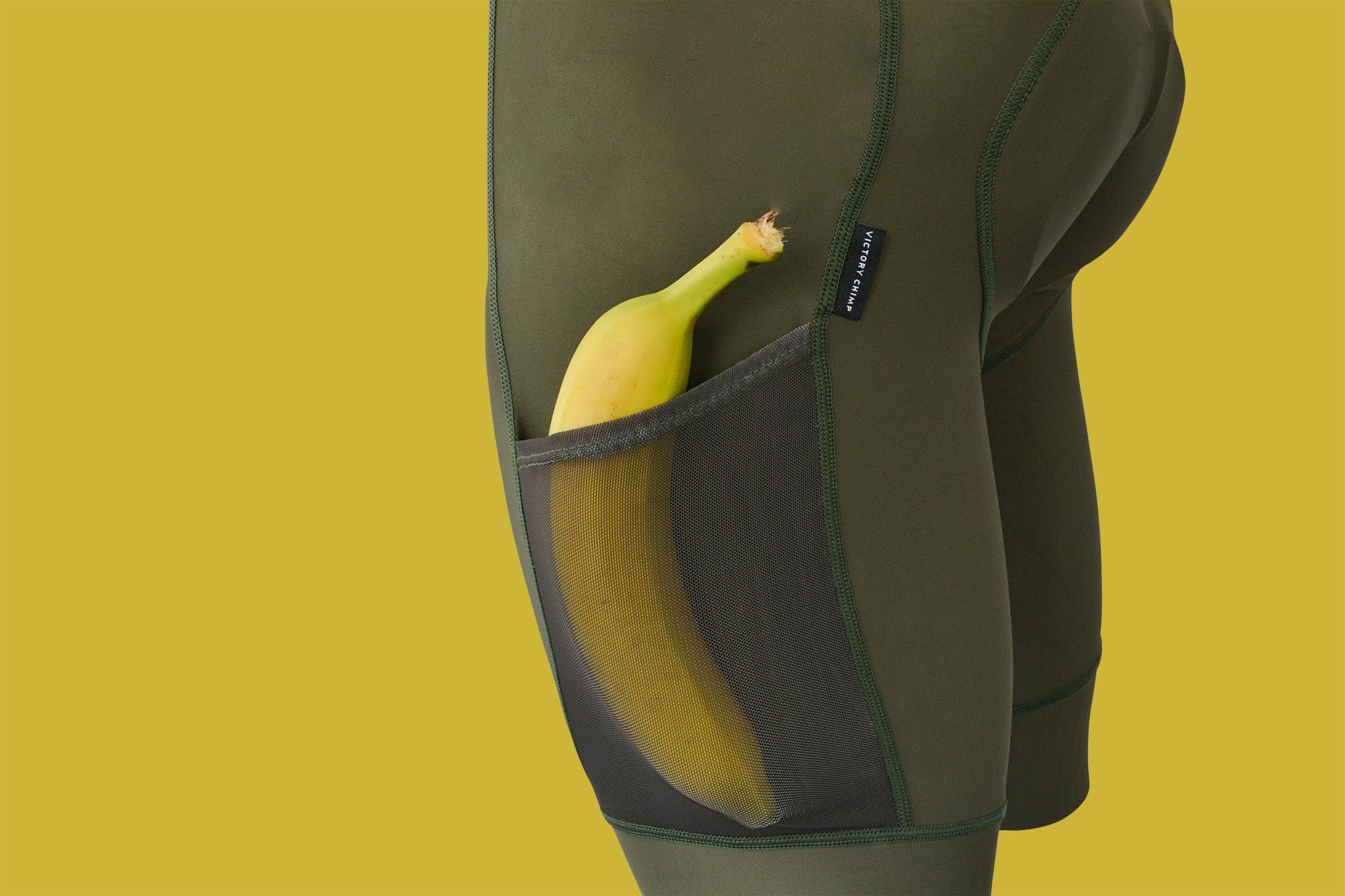 Out There Cargo Bib Shorts (Olive) | Cycling Shorts Men | Victory Chimp