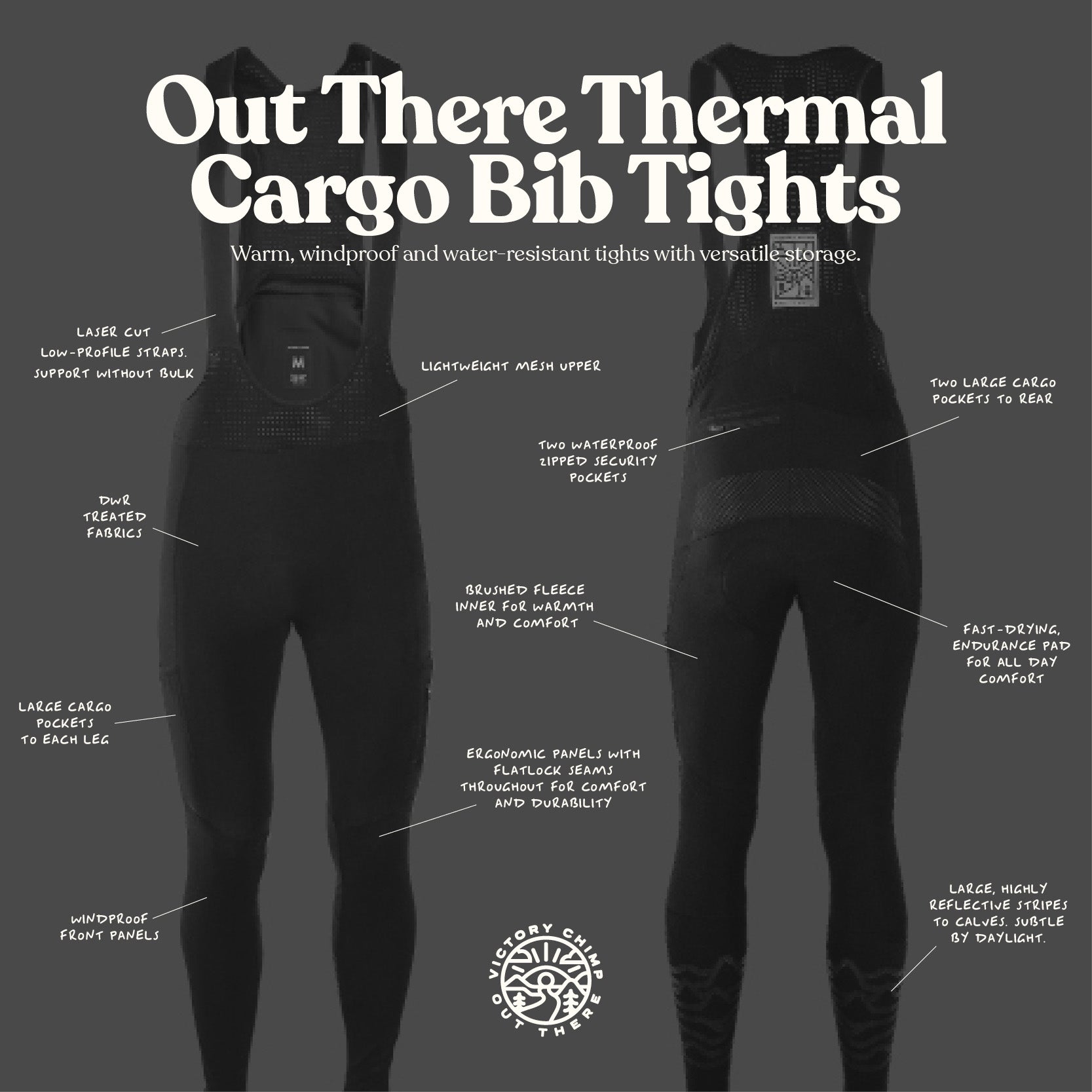 Out There Thermal Cargo Bib Tights