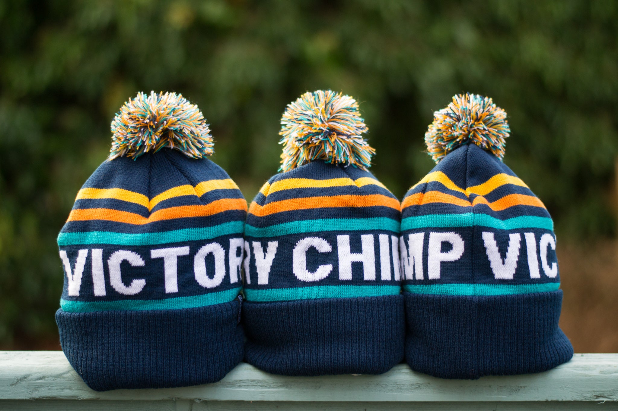 Victory Chimp Bobble Hat Stampen Team Issue - Victory Chimp