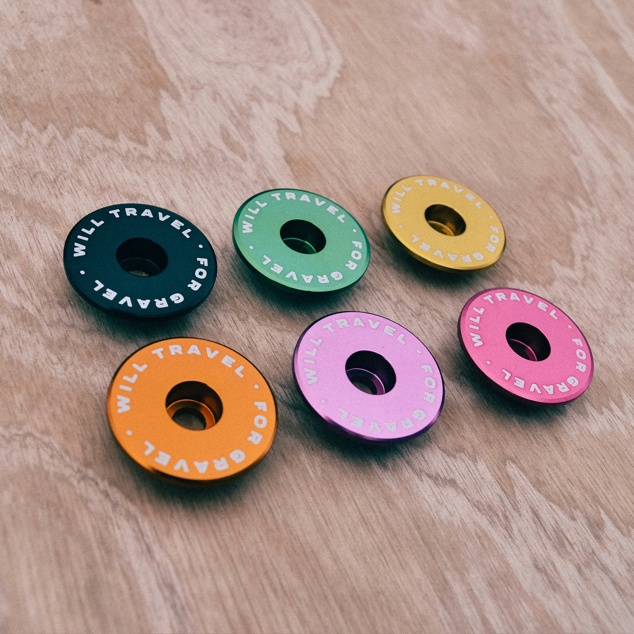 Will Travel For Gravel Headset Top Cap