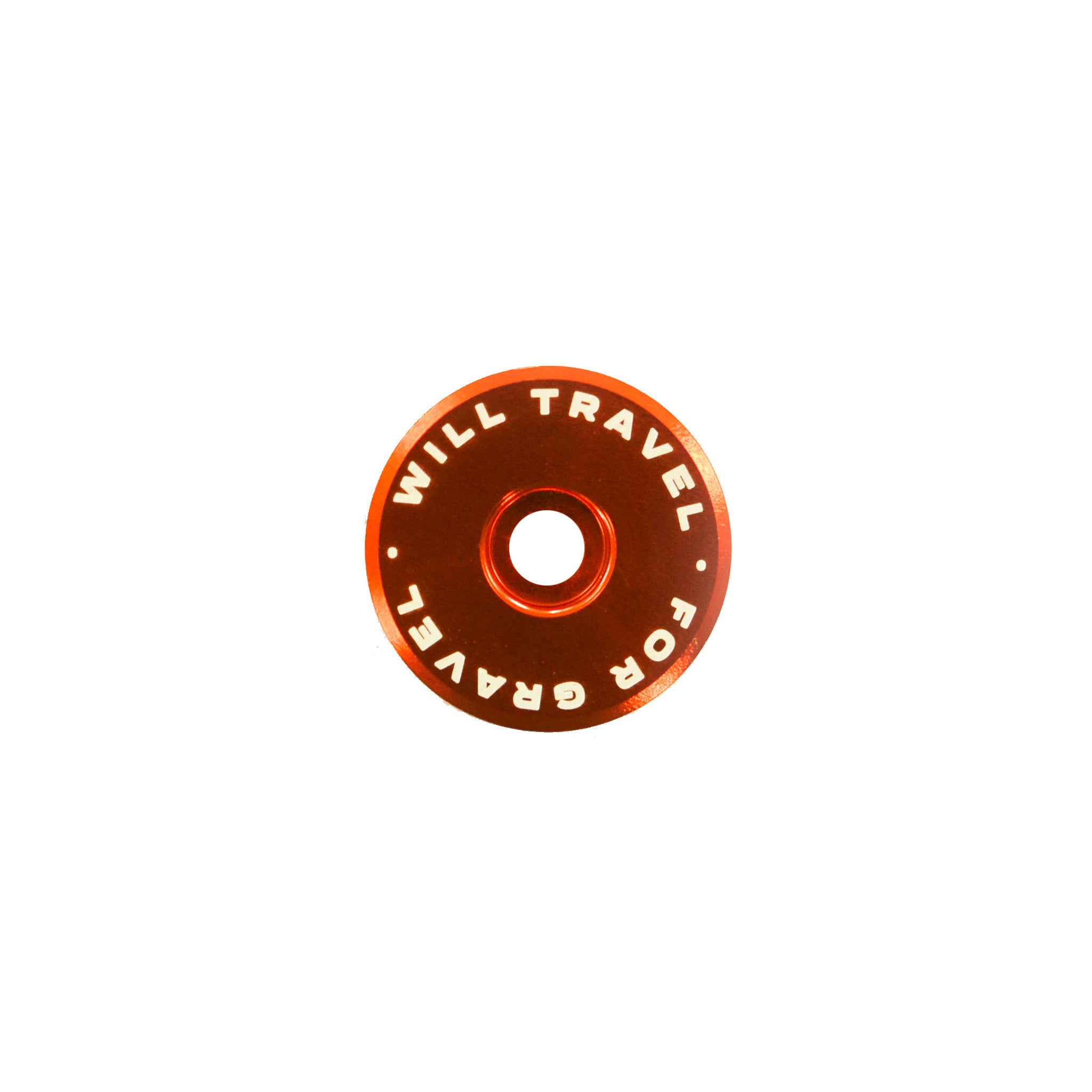 Will Travel For Gravel Headset Top Cap