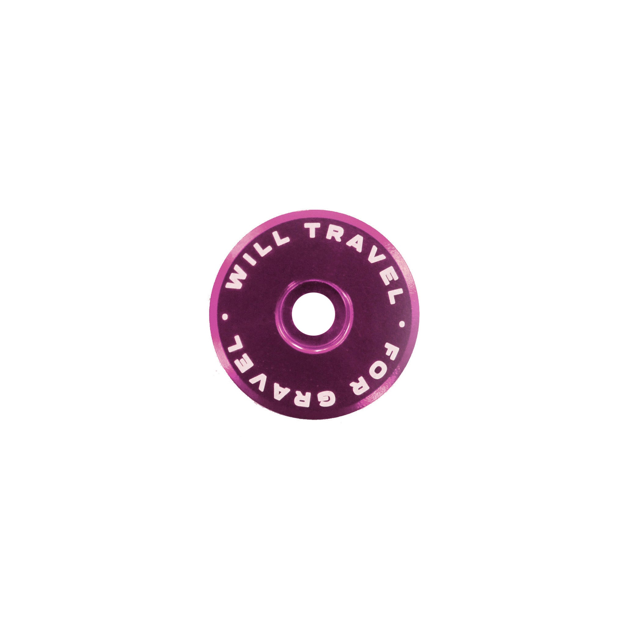 Will Travel For Gravel Headset Top Cap