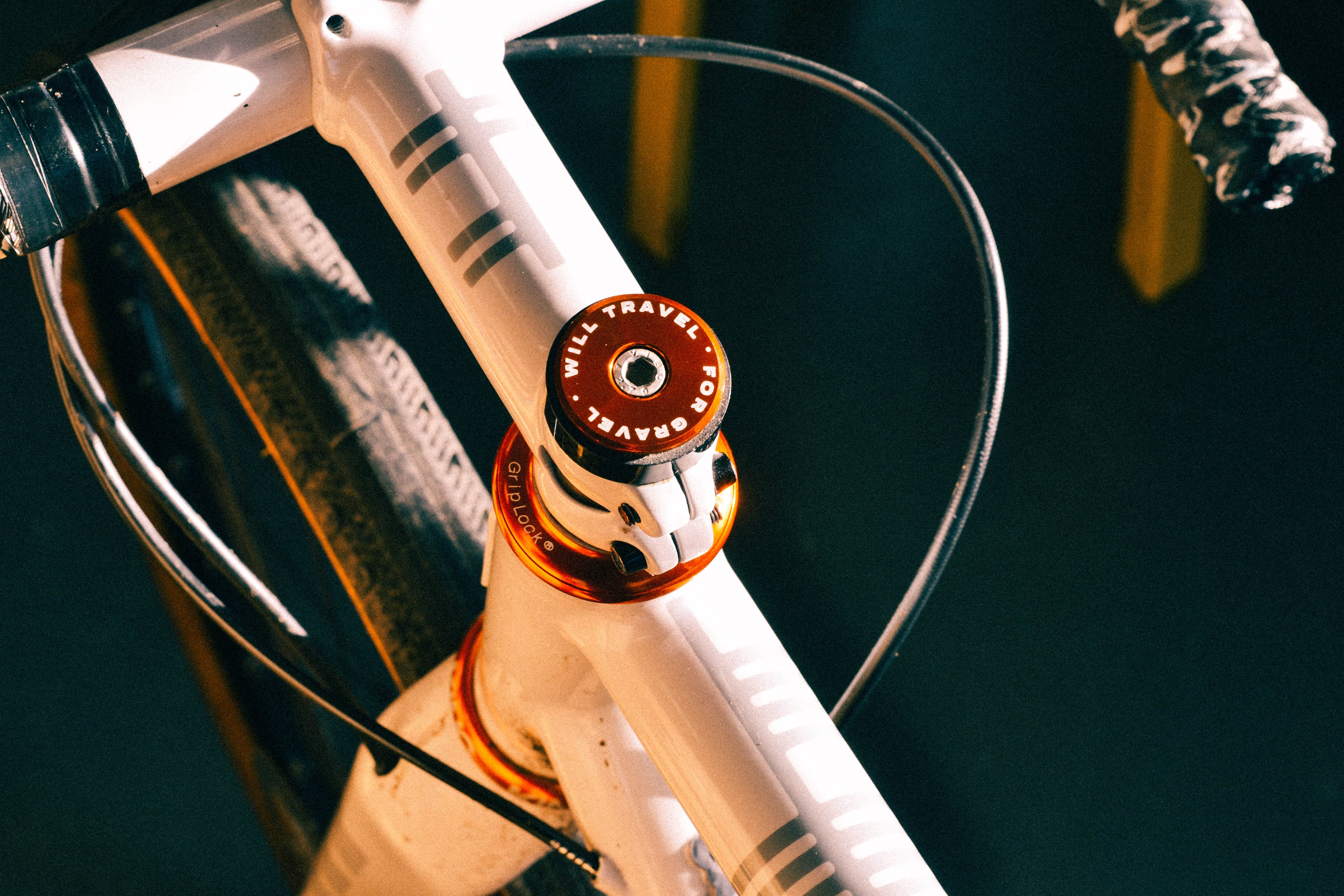 Will Travel For Gravel Headset Top Cap