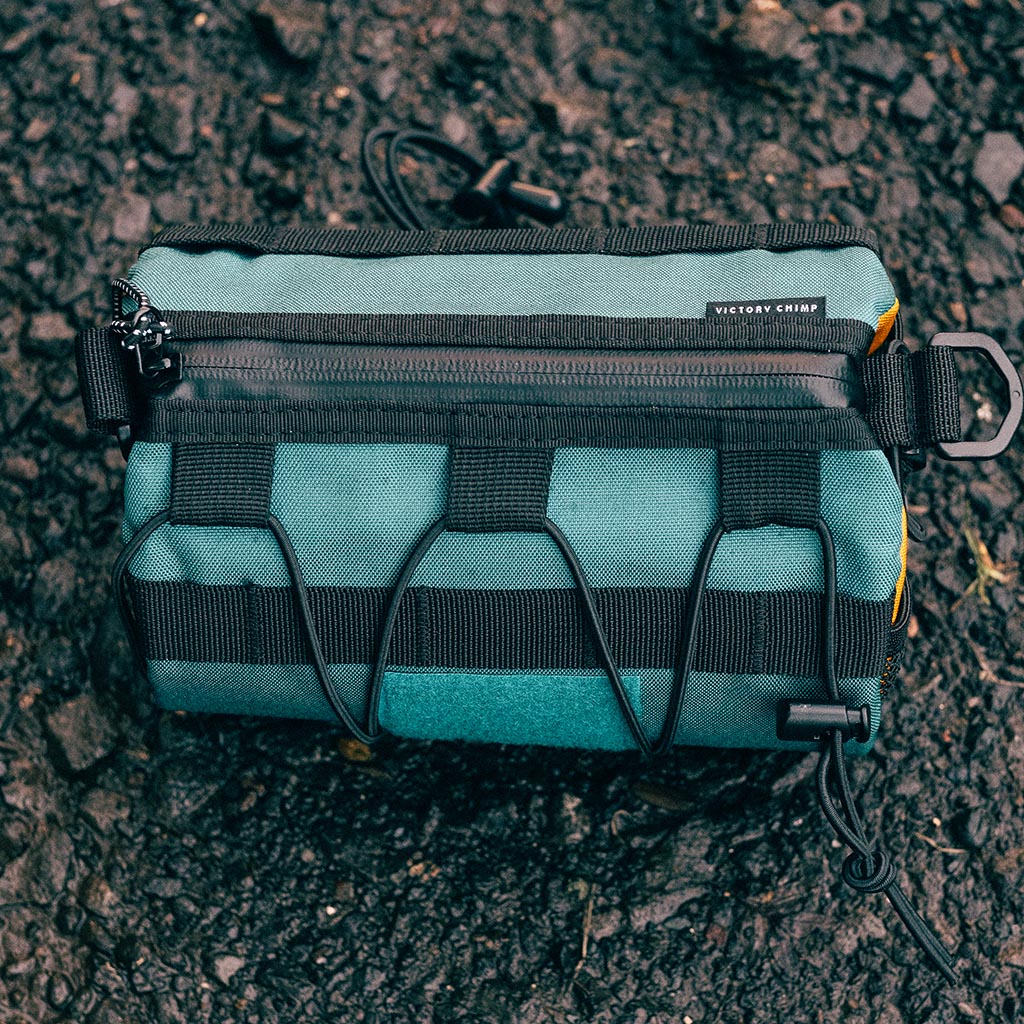 Out There Bar Bag (Teal &amp; Ochre)