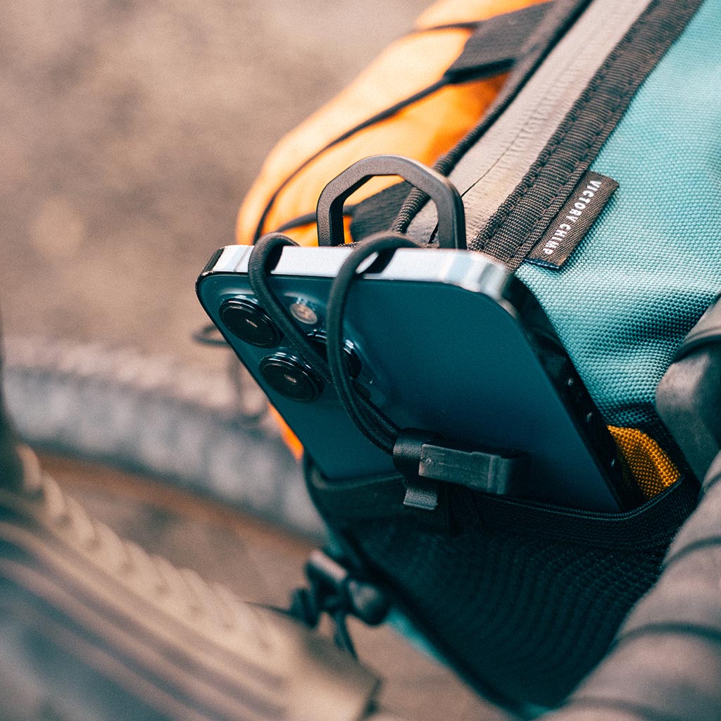 Out There Bar Bag (Teal &amp; Ochre)