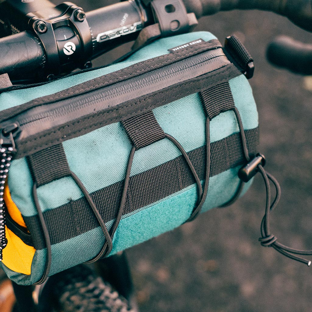 Out There Bar Bag (Teal &amp; Ochre)