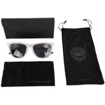 A.P.E. Optics Elwood Sunglasses (Matte Frosted White w/Polarised Lens)