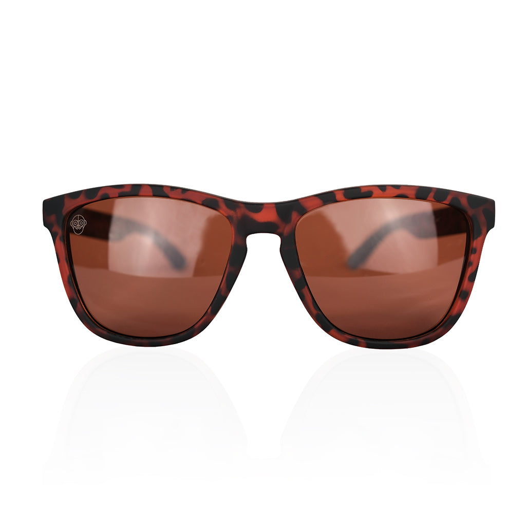 A.P.E. Optics Elwood Sunglasses (Matte Tortoiseshell w/Polarised Lens)