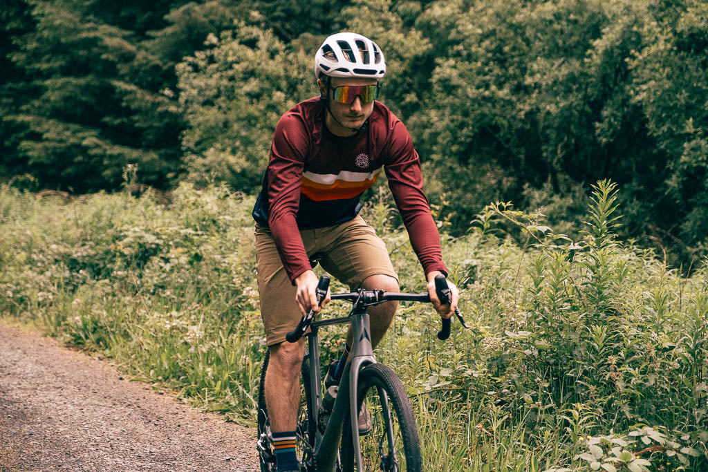 Out There Unisex Gravel Cycling Shorts (Sand)