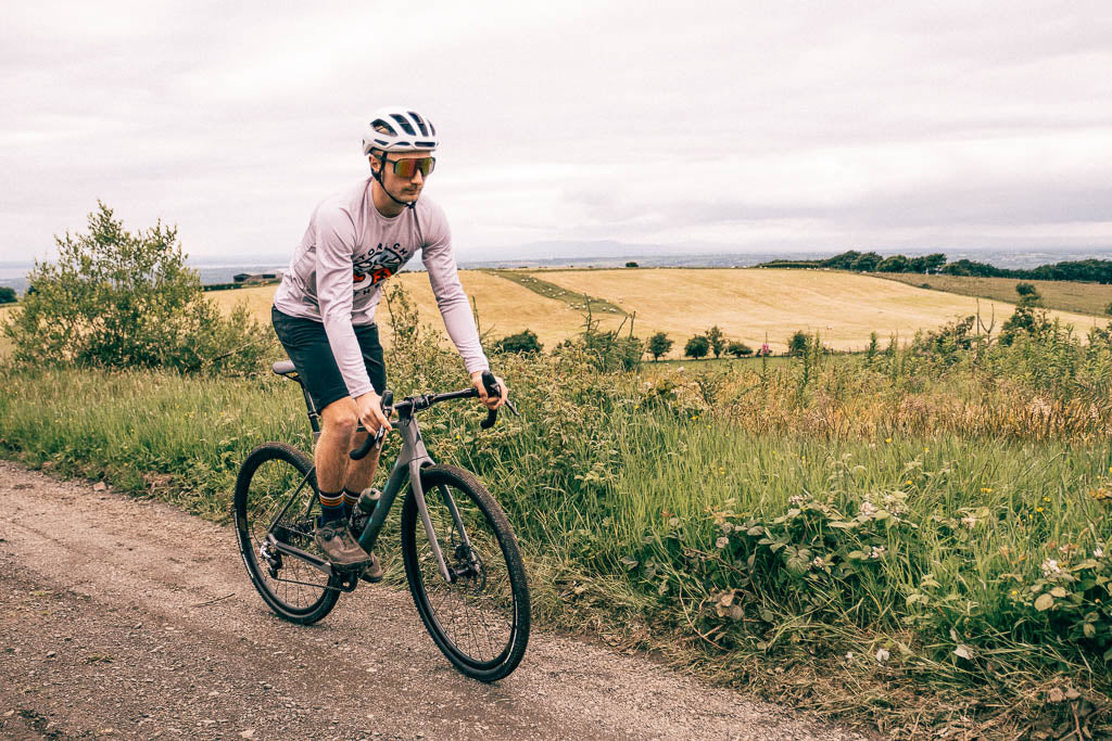 Out There Unisex Gravel Cycling Shorts (Black)