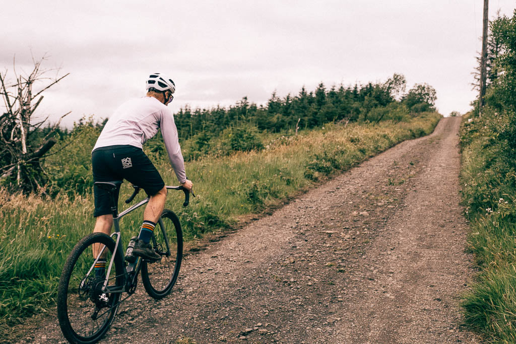 Out There Unisex Gravel Cycling Shorts (Black)