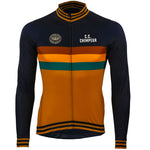 Chimpeur CC  Men's Long Sleeve Thermal Jersey (Navy/Ochre)