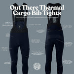 Out There Thermal Cargo Bib Tights (Navy)