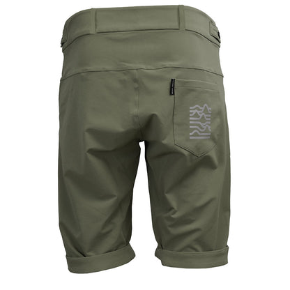 Out There Unisex Gravel Cycling Shorts (Olive)