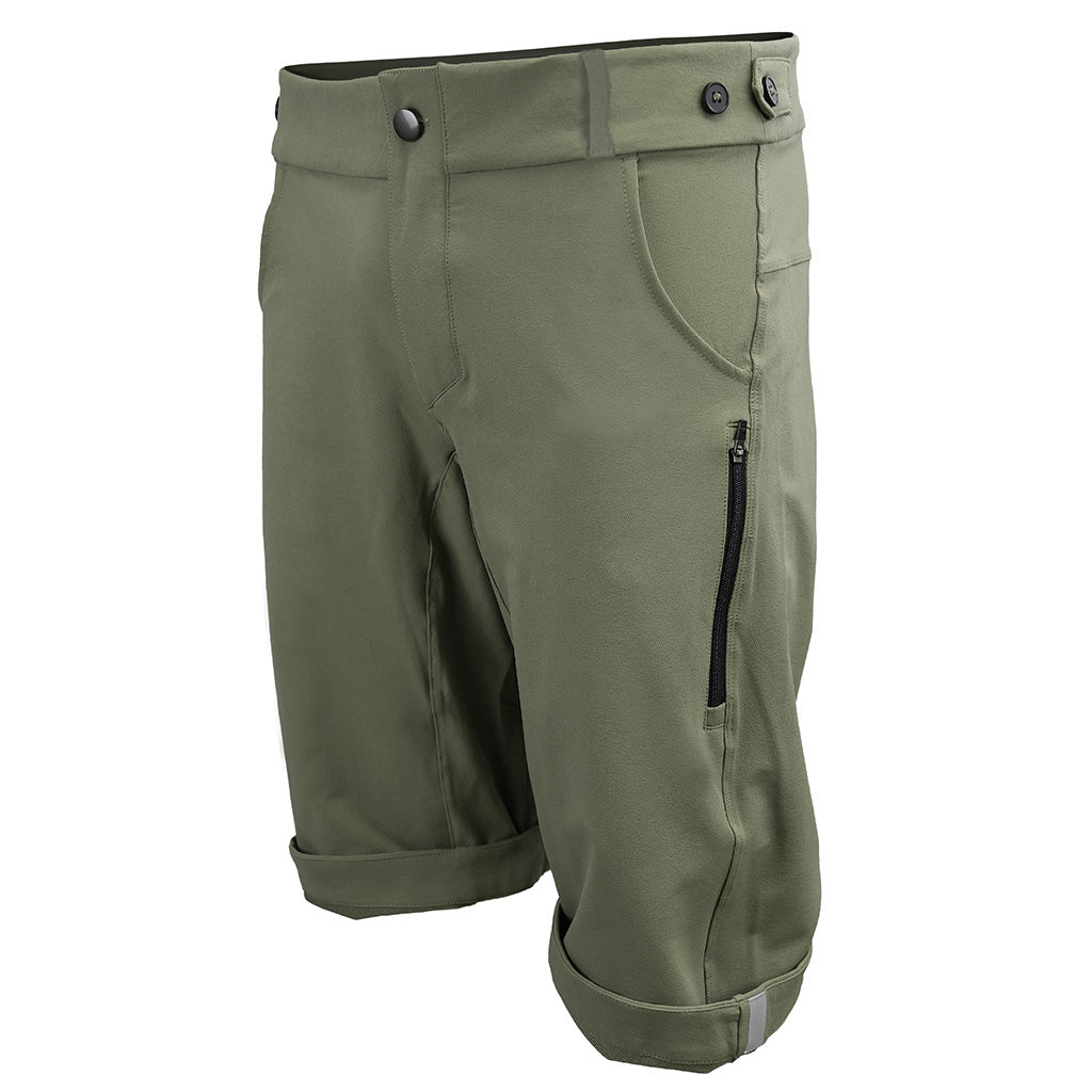 Out There Unisex Gravel Cycling Shorts (Olive)