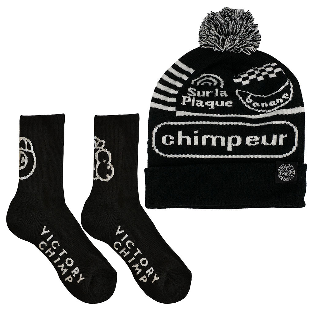 Bobble &amp; Merino Sock Bundle (Team Chimp)