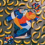 Banana Camo Cycling Cap (Forest/Orange)