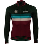 Chimpeur CC  Men's Long Sleeve Thermal Jersey (Forest/Wine)