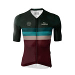 C.C. Chimpeur Men's Cycling Jersey (Forest/Wine)