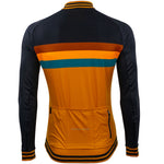 Chimpeur CC  Men's Long Sleeve Thermal Jersey (Navy/Ochre)
