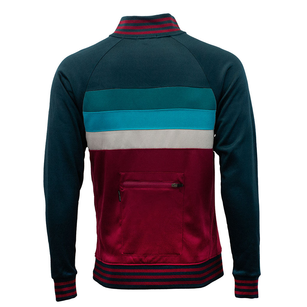 CC Chimpeur Full Zip Track Top (Forest/Wine) – Victory Chimp