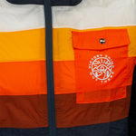 Out There Unisex Packable Rain Jacket ('84 Stripes)