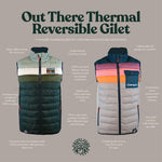 Women's Out There Thermal Reversible Gilet (C90 Forest/C60 Sunset)