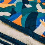 Banana Camo Recycled Sherpa Fleece Blanket