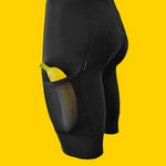 Detachable Cargo Bib Shorts (Black)