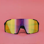 A.P.E. Optics Vega Evo Sunglasses (Matte Black w/ Jet Fuel Mirror Lens)
